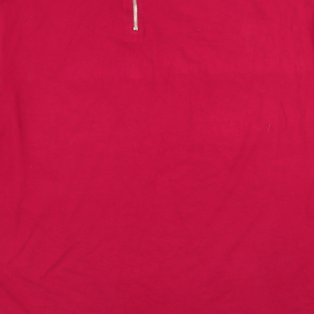 Womens UK Size 10 Select Red Basic T-Shirt