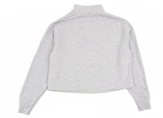 Womens UK Size 10 New Look Grey Pullover Jumper