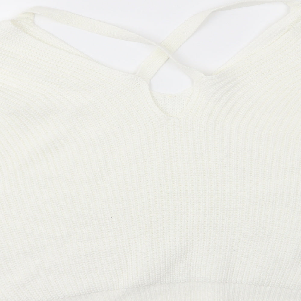 SHEIN Womens Ivory Pullover Jumper Size S