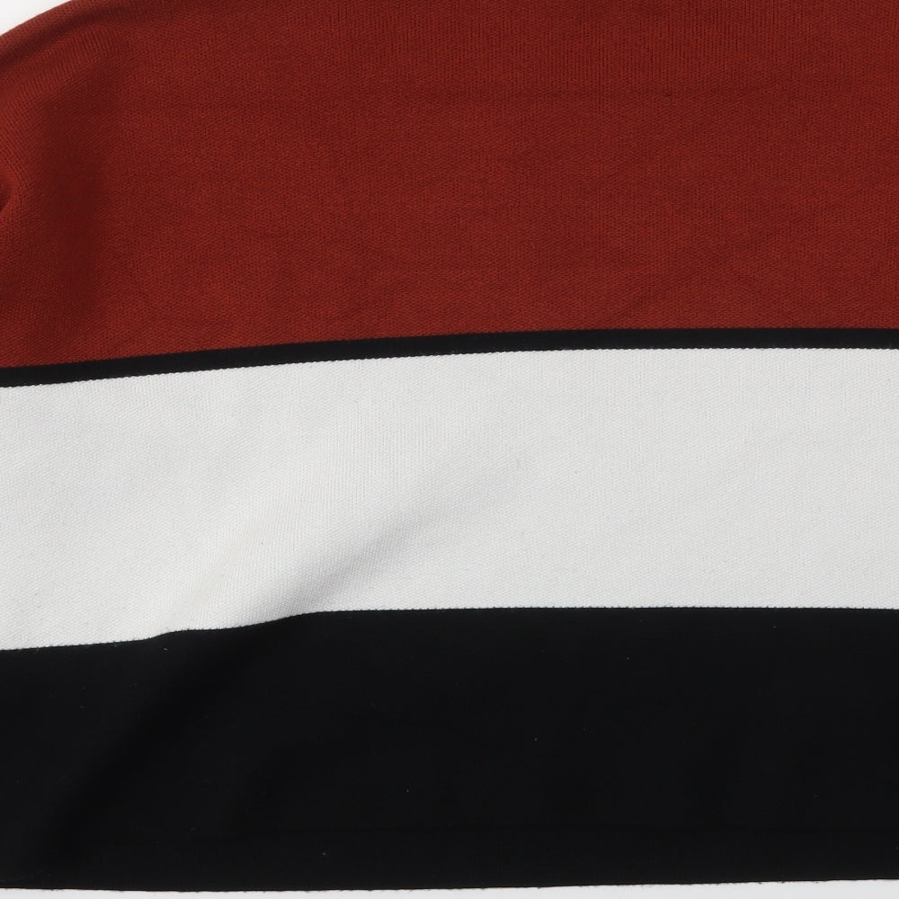 Primark Womens Multicoloured Striped Pullover Jumper Size L