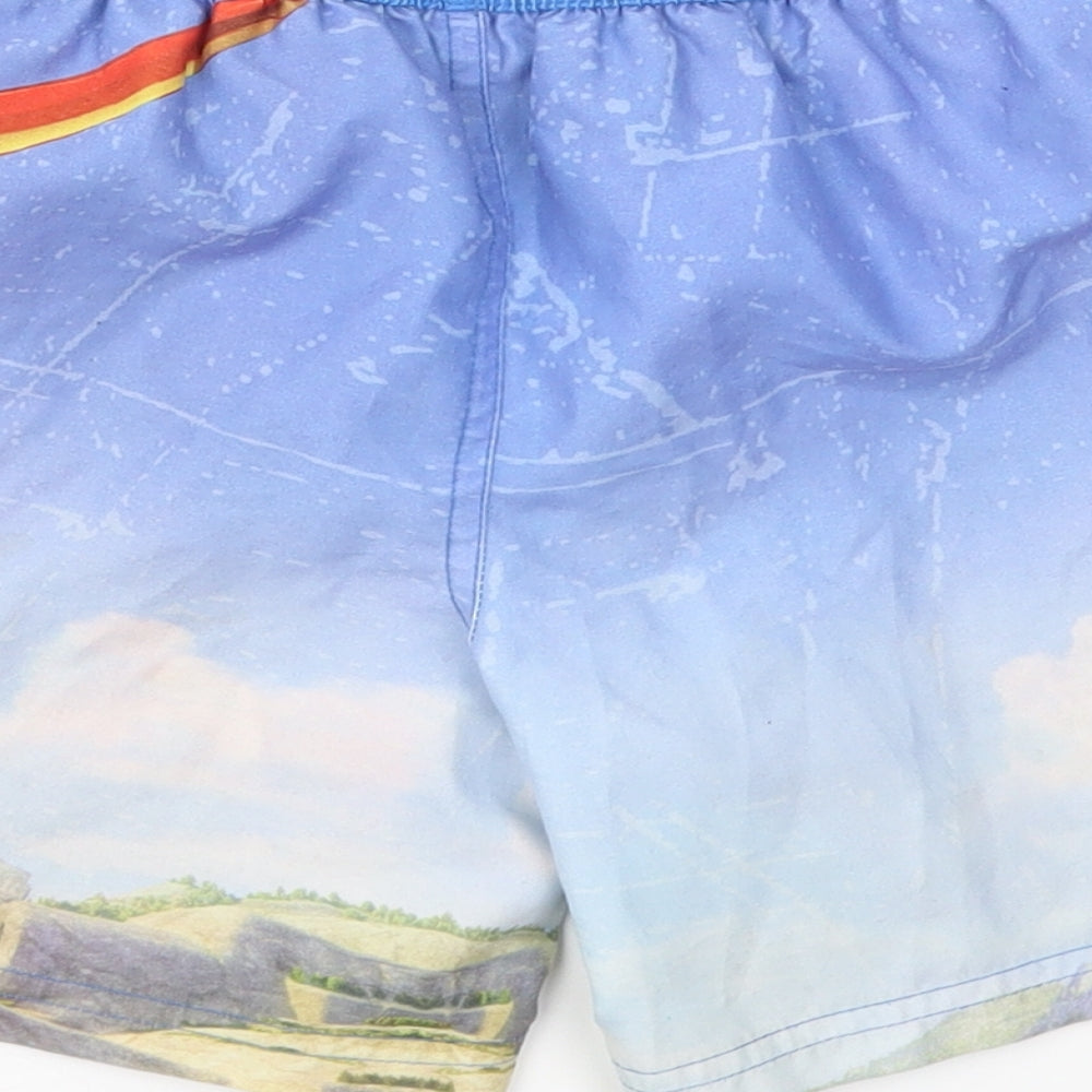 Disney Boys Multicoloured Geometric Sweat Shorts Size 4 Years