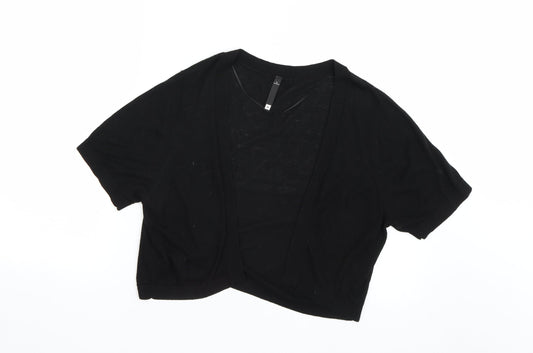 Womens UK Size L Woolworths Black Cape Jumper
