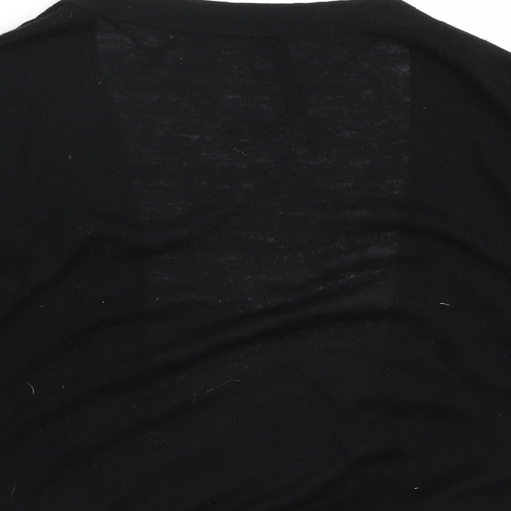 Womens UK Size L Woolworths Black Cape Jumper