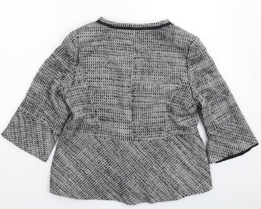 ELVI Womens Grey Jacket Size 16