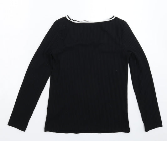 Womens UK Size 10 Marks and Spencer Black Pullover Jumper