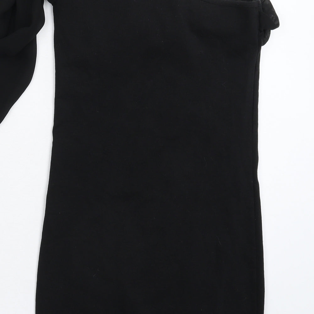 Miss Selfridge Womens Black Mini Size 10