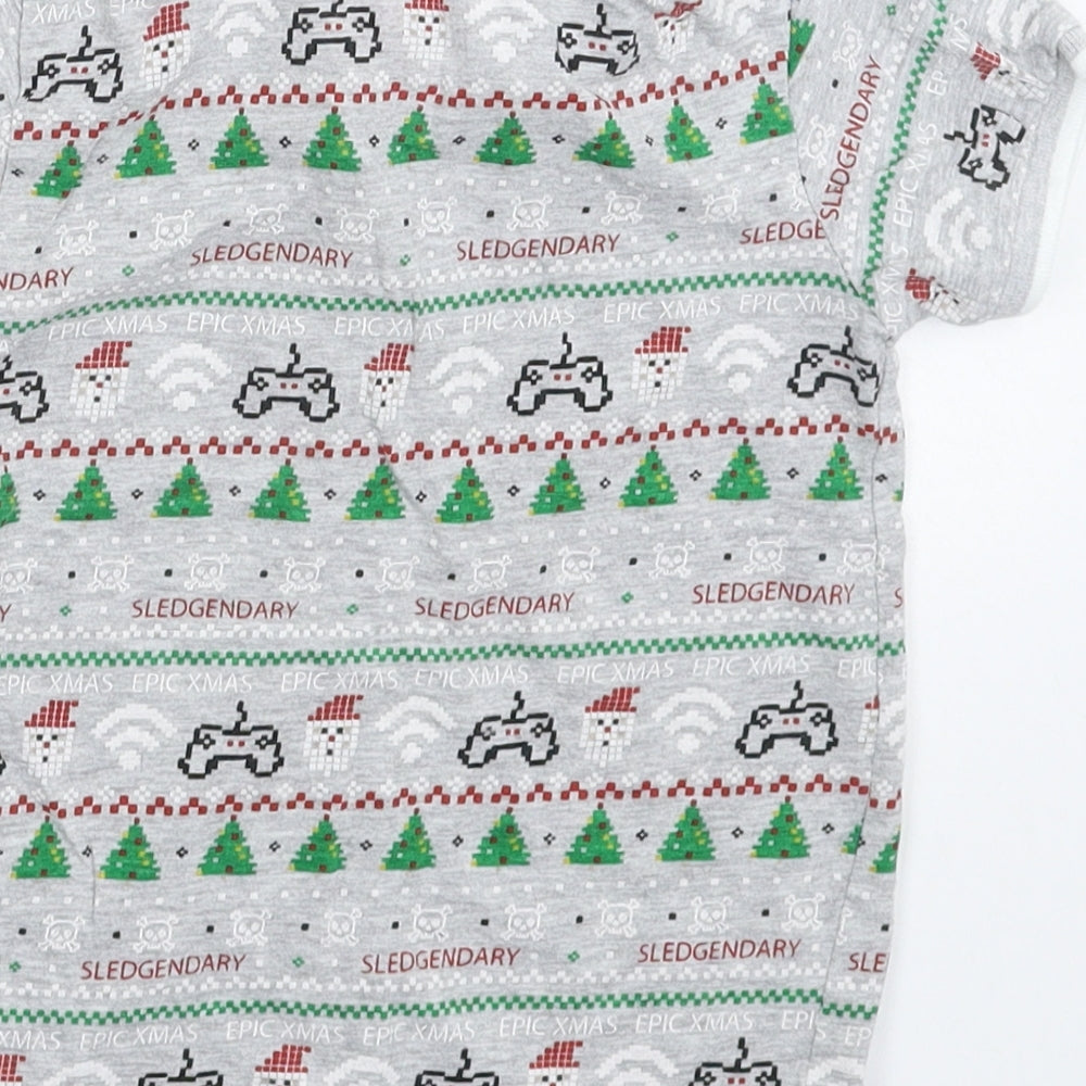 Matalan Boys Grey Basic Polo Size 5 Years - Christmas