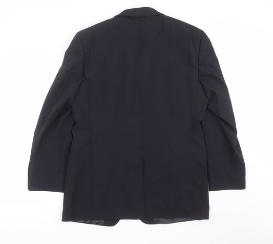 Mens UK Size 40 BHS Regular Blue Suit Jacket