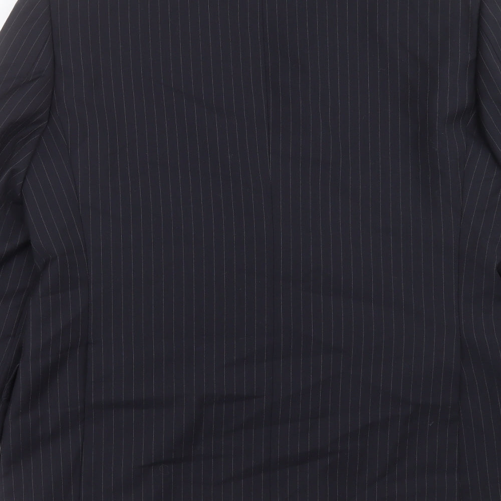 Mens UK Size 40 Marks and Spencer Regular Blue Suit Jacket
