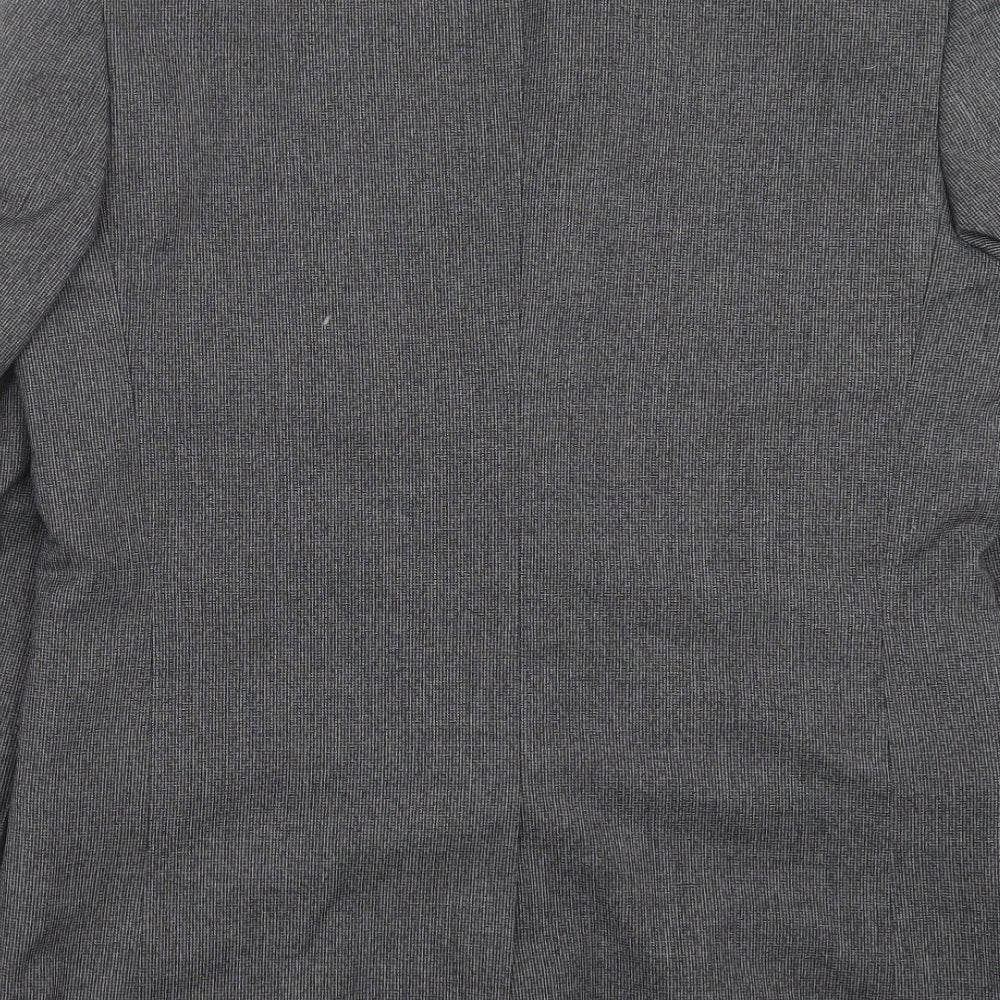 Mens UK Size 40 Cedar Wood State Regular Grey Suit Jacket