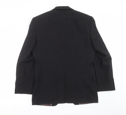 Mens UK Size 36 Marks and Spencer Regular Black Suit Jacket