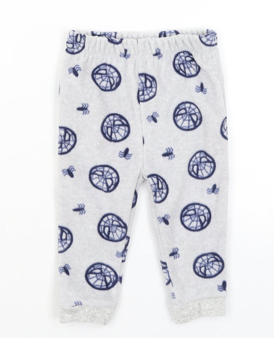 George Baby Grey Solid Capri Pyjama Pants Size 9-12 Months - Spiderman