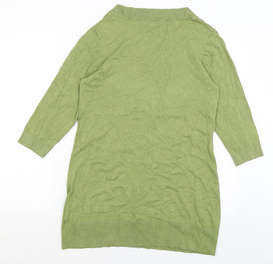 Womens UK Size 10 Michele Hope Green Pullover Jumper