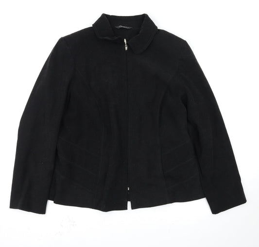 Womens UK Size 16 BM Black Jacket