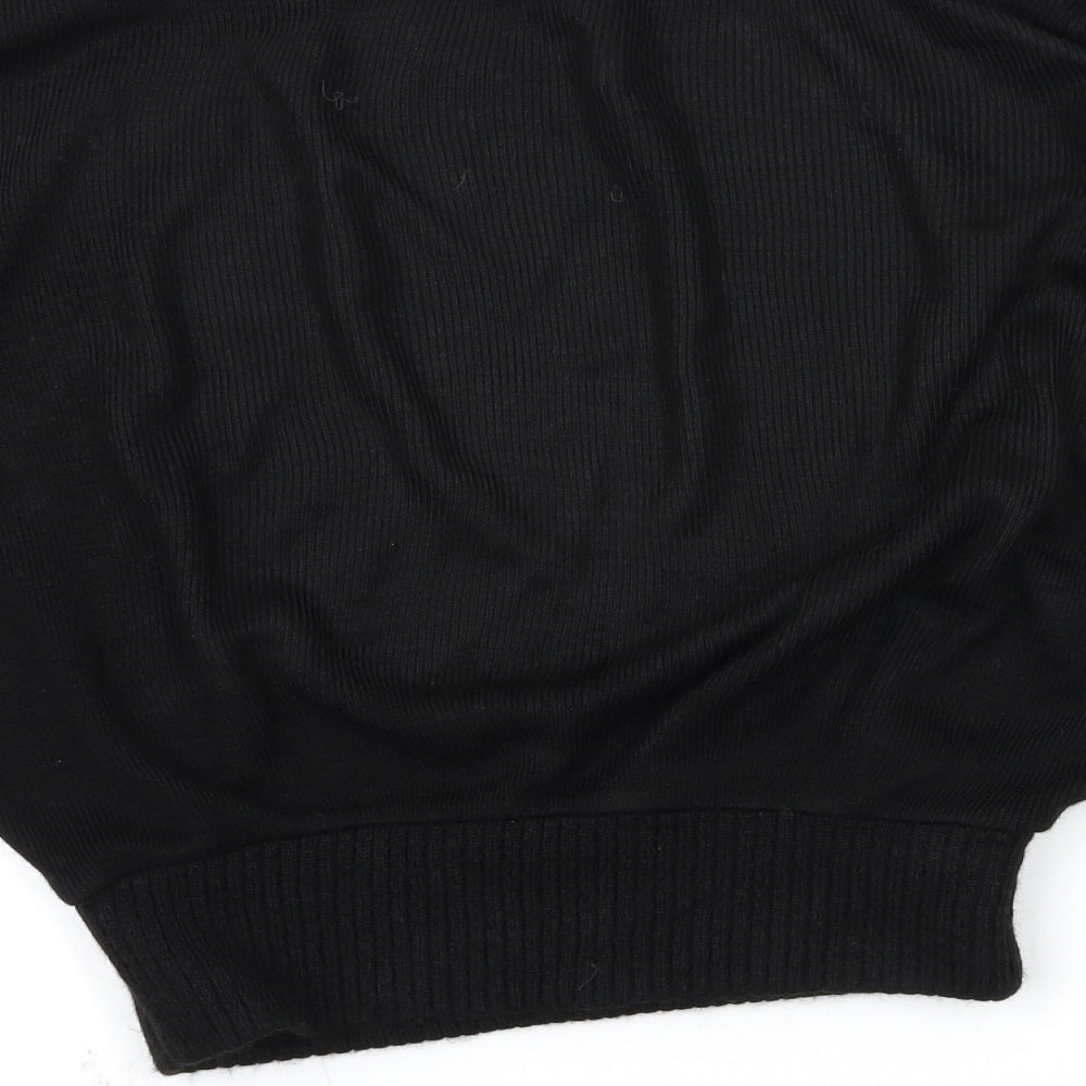 Womens UK Size S PRETTYLITTLETHING Black Pullover Jumper