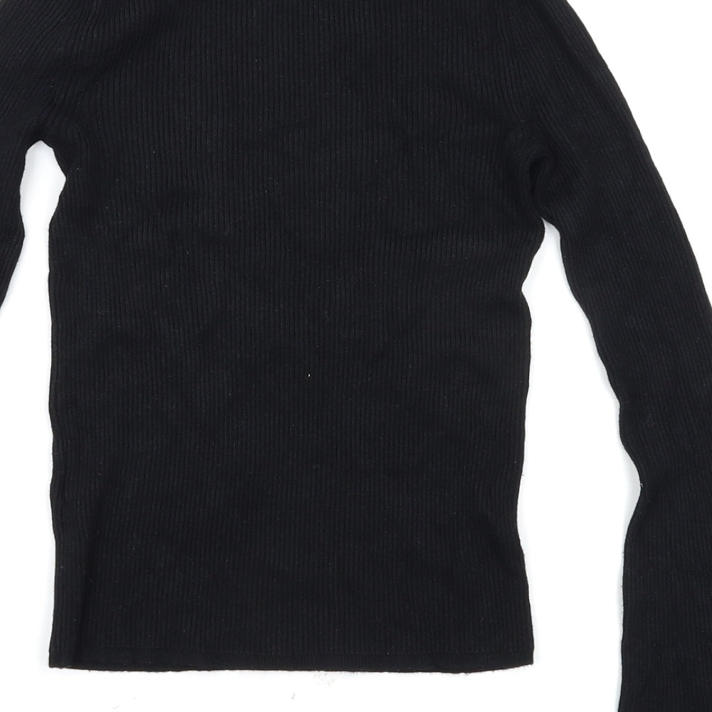 Womens UK Size 8 Marks and Spencer Black Pullover Jumper