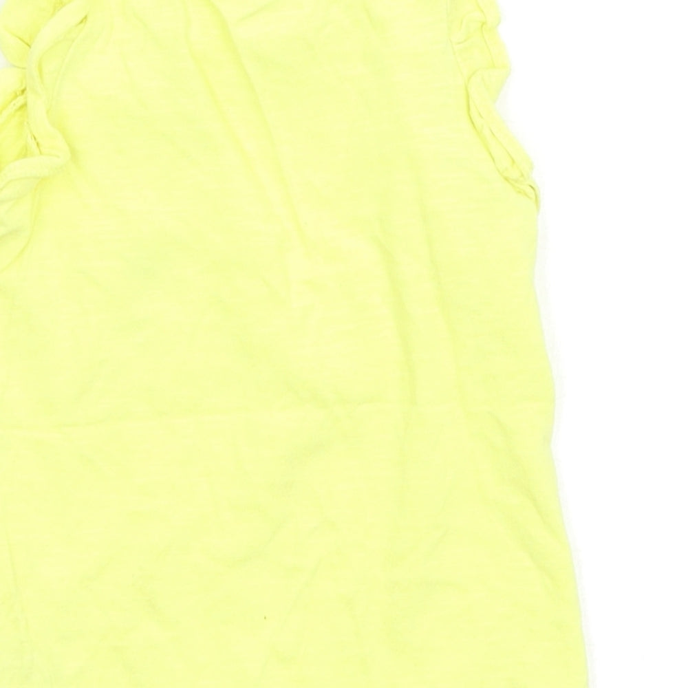 NEXT Girls Yellow Pullover T-Shirt Size 9-12 Months