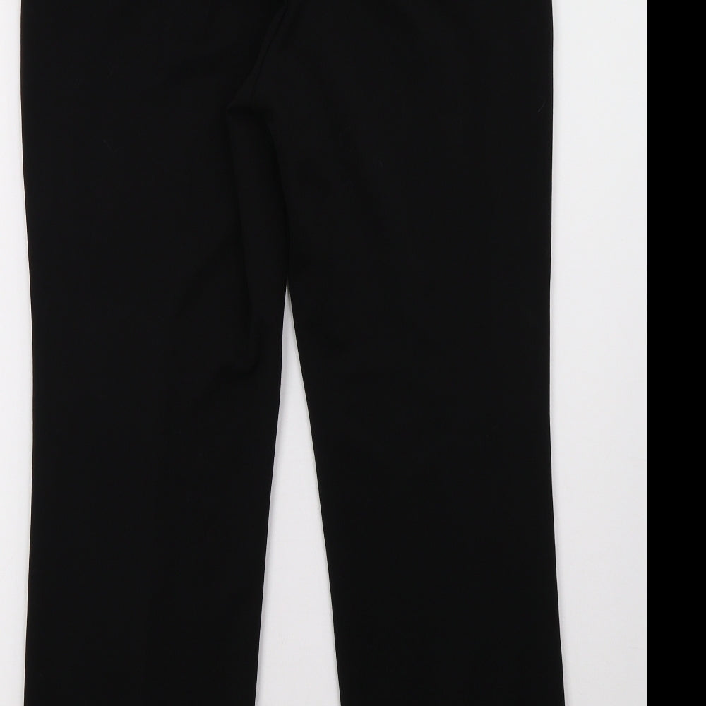 Womens UK Size 12 Marks and Spencer Regular Fit Black Trousers