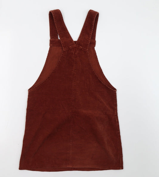 New Look Womens Brown A-Line Size 8