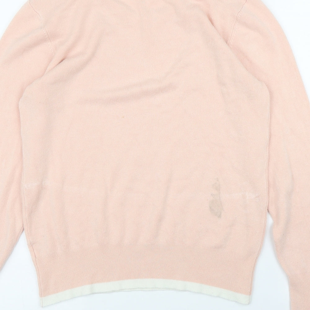 Womens UK Size 14 Roman Pink Pullover Jumper