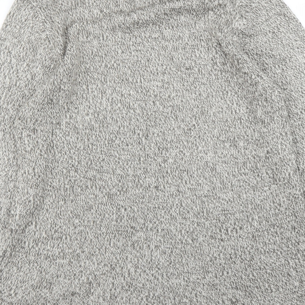 Brand and care label for George women’s grey tunic jumper, size M