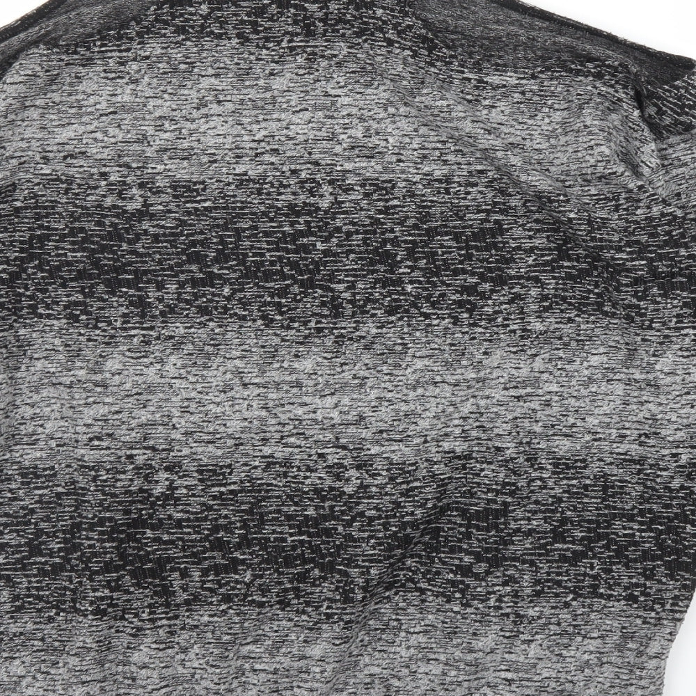 Womens UK Size S Sparkle & Fade Grey Pullover Jumper