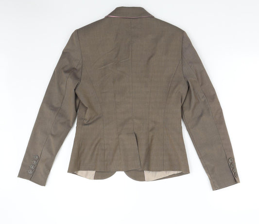 NEXT Womens Brown Jacket Suit Jacket Size 12