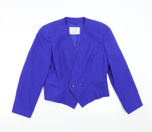 Womens UK Size 12 Country Casuals Regular Blue Blazer