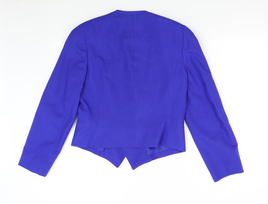 Country Casuals Womens Blue Jacket Blazer Size 12