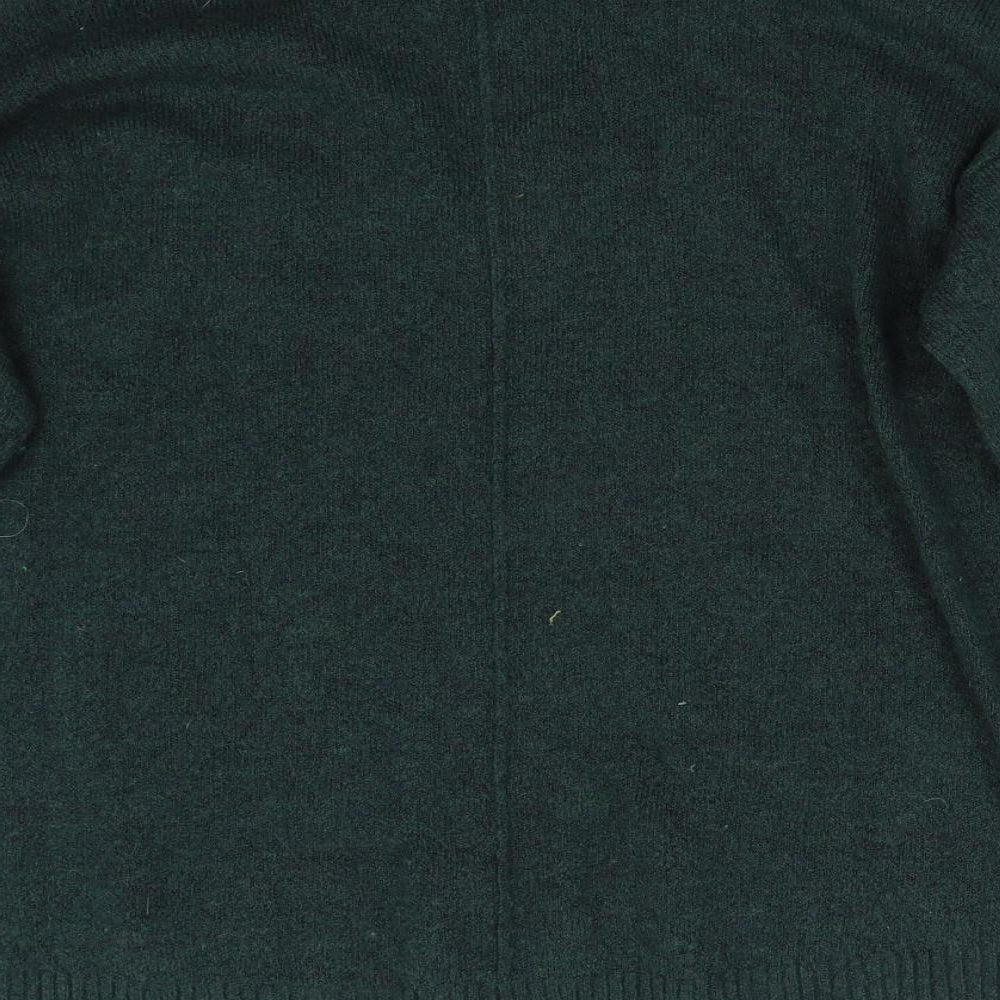 H&M Mens Green Knit Pullover Jumper Size S
