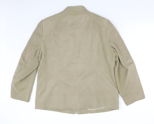 J. Taylor Womens Beige Jacket Size 18