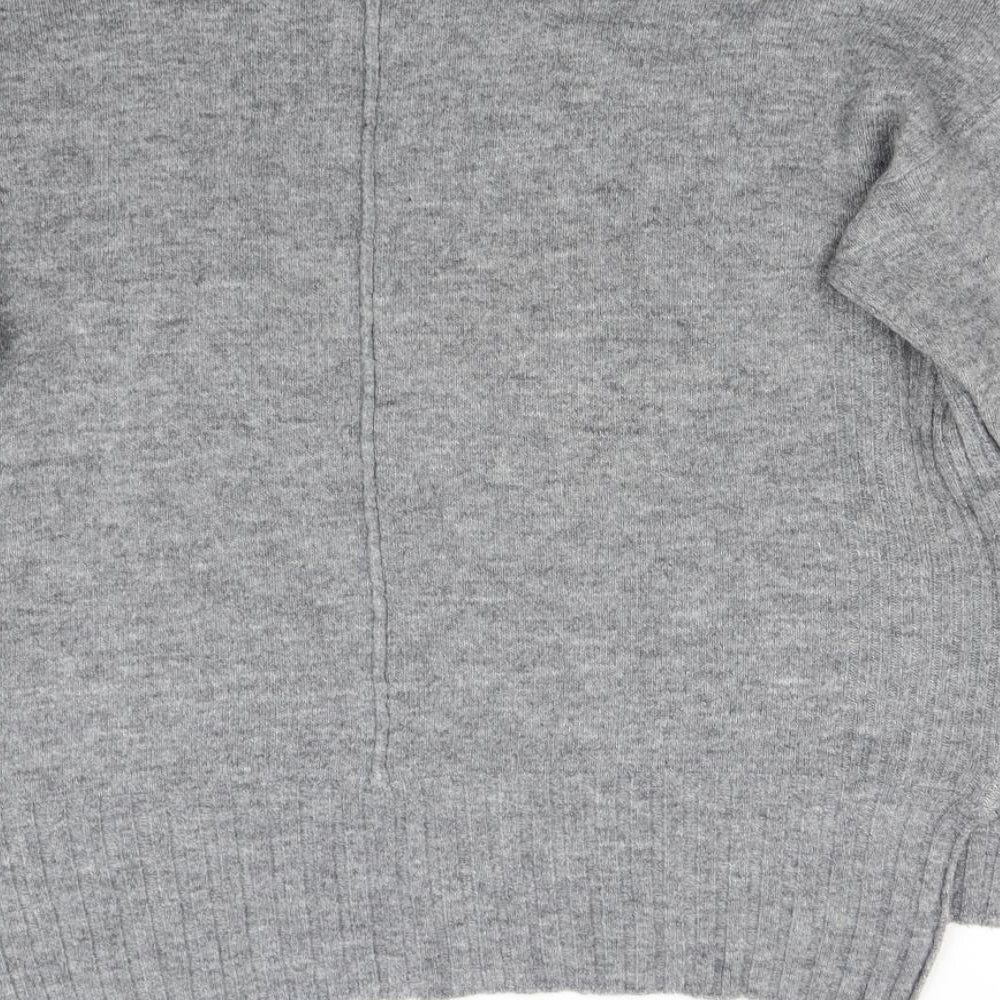 Brand and care label for B. Young women’s grey knit jumper, size M