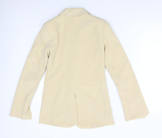 Womens UK Size 10 Preworn Regular Beige Suit Jacket