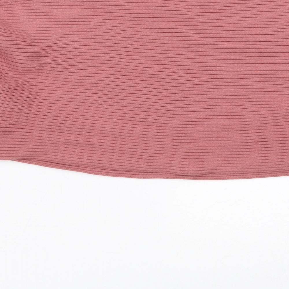 Womens UK Size M New Look Pink Pullover Jumper