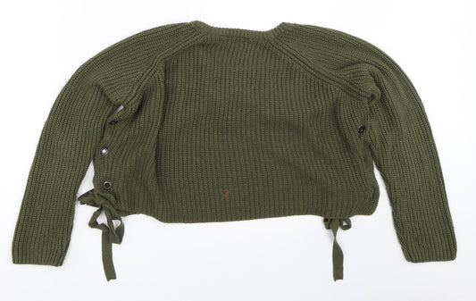 Primark Womens Green Pullover Jumper Size M