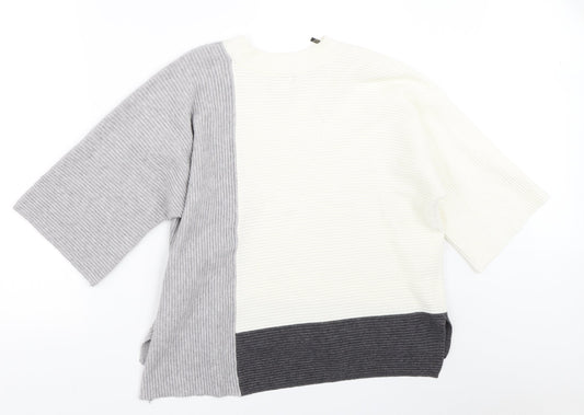 Womens UK Size S River Island Grey Pullover Jumper