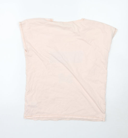 George Womens Pink Basic T-Shirt Size 10