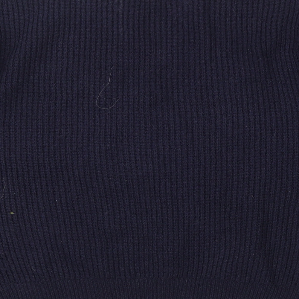 Womens UK Size M Papaya Blue Pullover Jumper