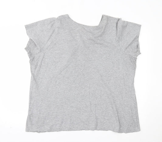 Preworn Mens Grey T-Shirt Size 20