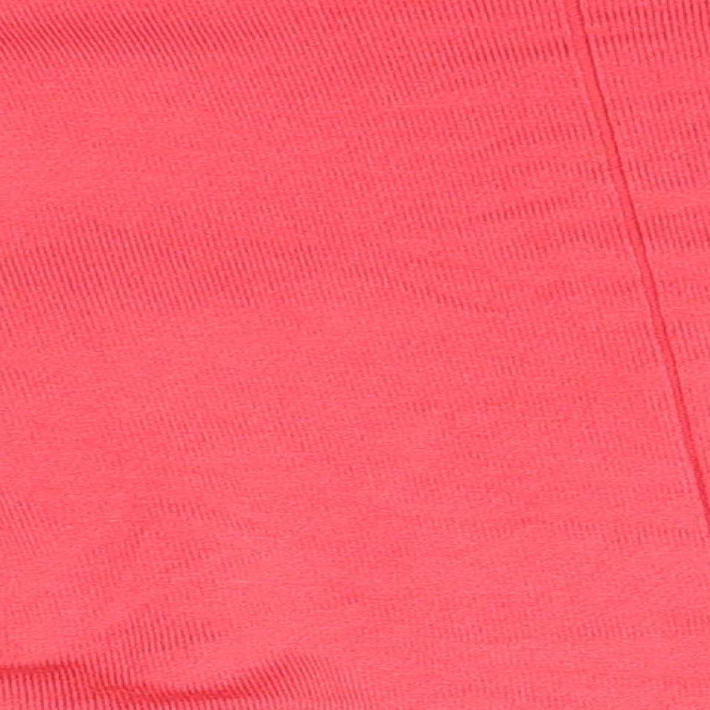 Brand and care label for Coast women’s pink cardigan jumper, size S