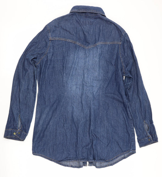 TU Womens Blue Shirt Dress Size 18 - Denim Dress