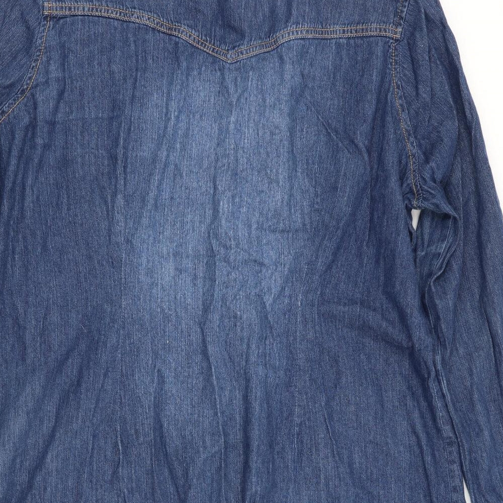 TU Womens Blue Shirt Dress Size 18 - Denim Dress