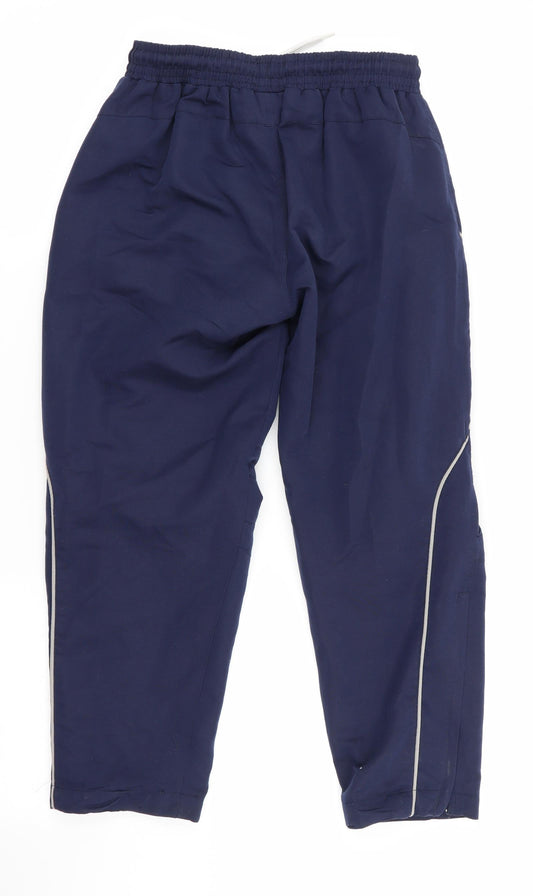 KooGar Mens Blue Track Pants Trousers L23 in - Cropped