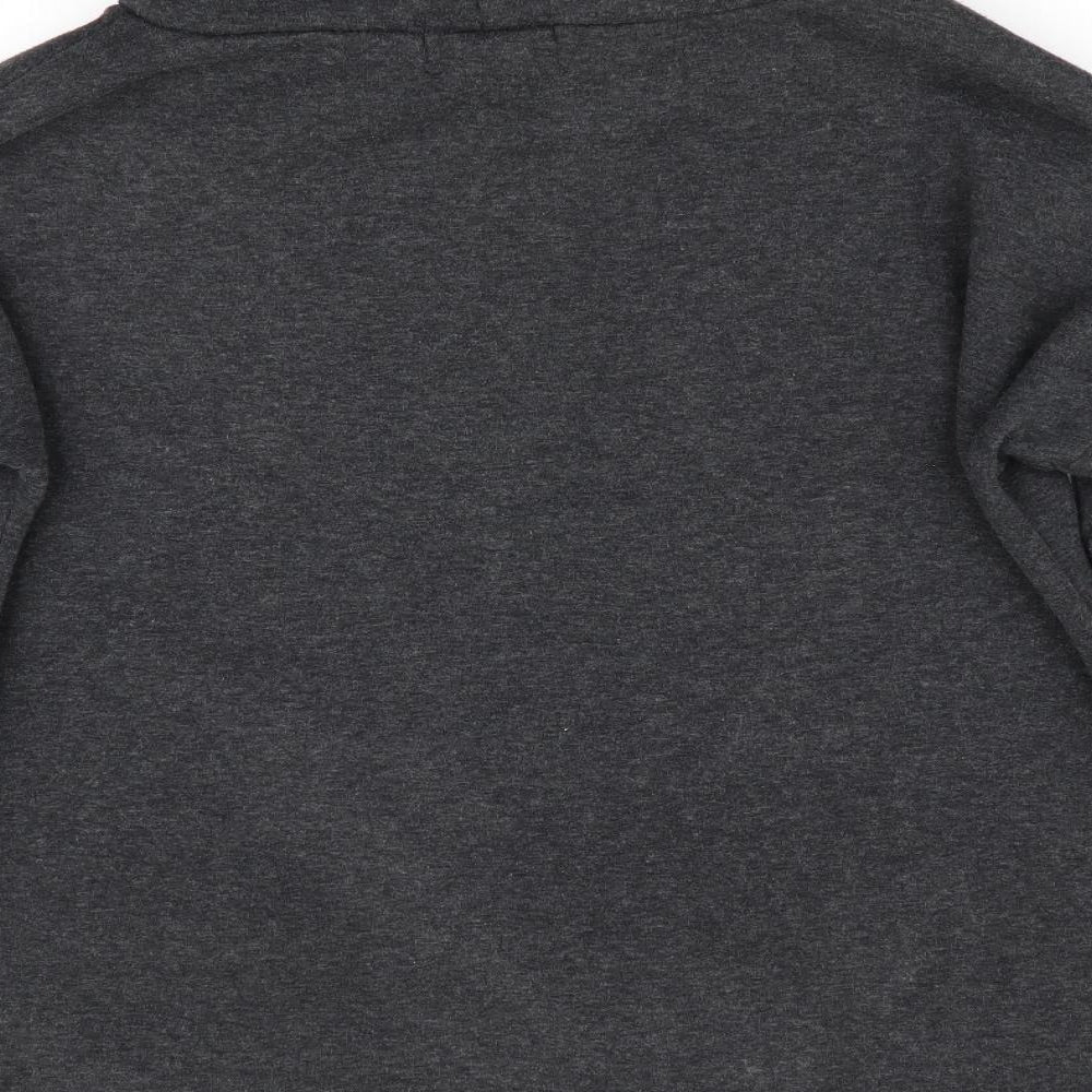 Atmosphere Womens Grey Pullover Sweatshirt Size 8 - Faux Sheep Fur Lined Neck