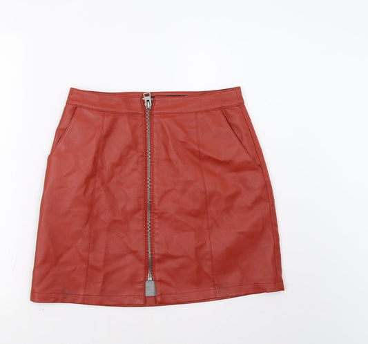 VERO MODA Womens Brown Mini Skirt Size S