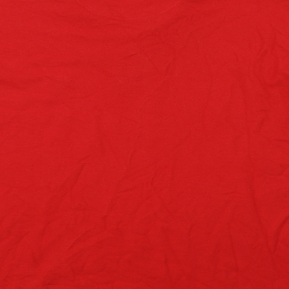 Russell Athletic Mens Red Polo Size L