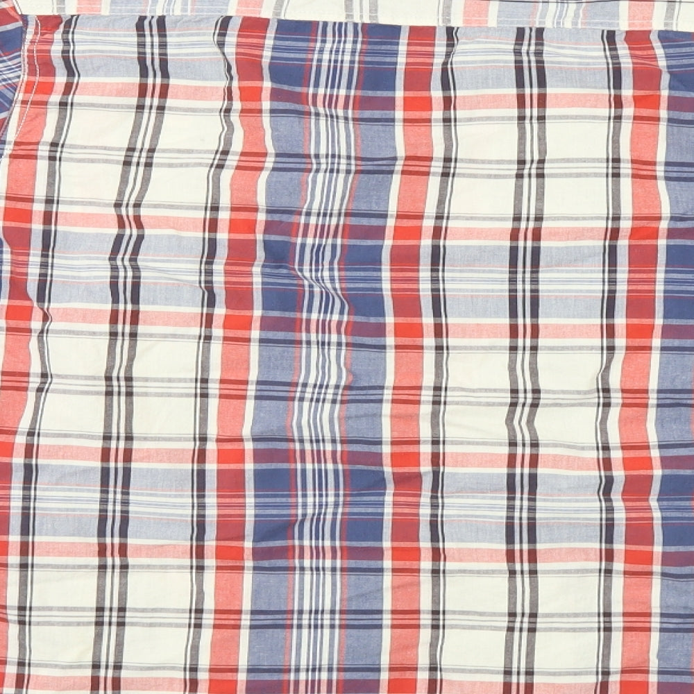 Mens UK Size XL Easy Multicoloured Button-Up Long Sleeve Casual Shirt
