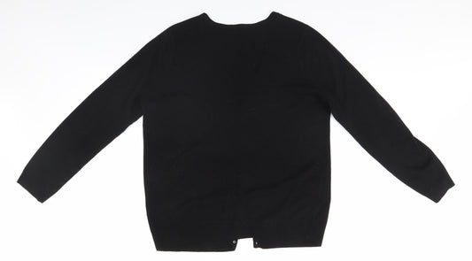 BHS Womens Black Cardigan Jumper Size 14