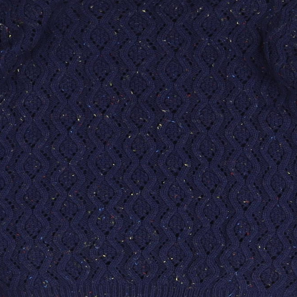 Womens UK Size 10 Red Herring Blue Pullover Jumper