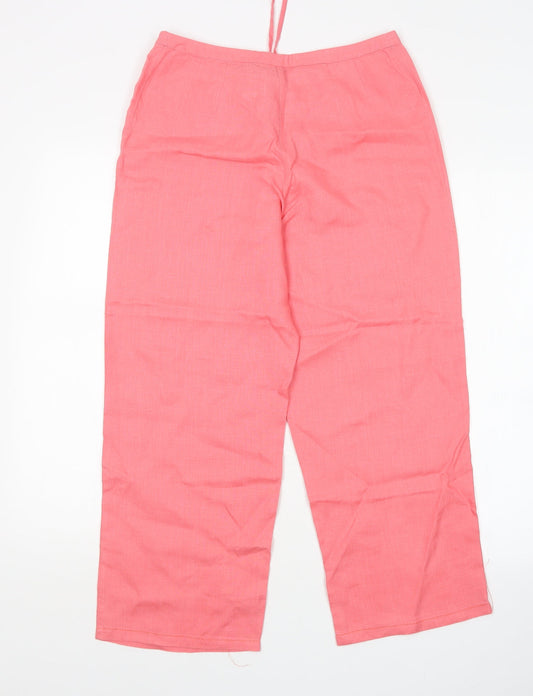 Greatplains Mens Pink Cropped Trousers Size 16 L25 in